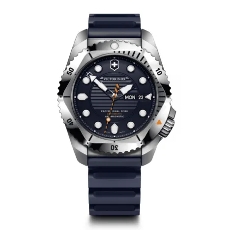 שעון DIVE PRO אוטומטי רצועת גומי כחולה