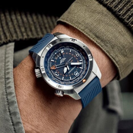 שעון AIR PRO אוטומטי רצועת גומי כחולה