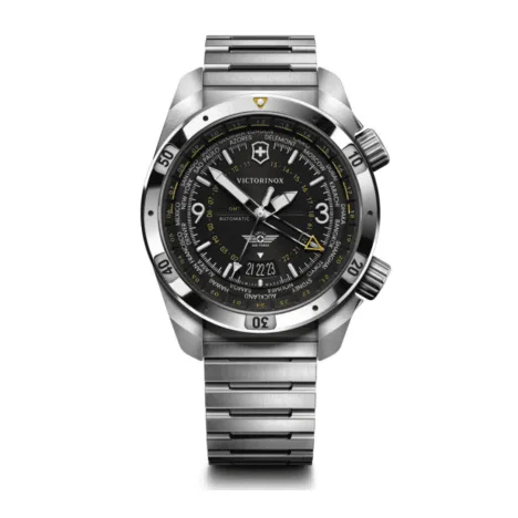 שעון AIR PRO אוטומטי רצועת מתכת לוח שחור