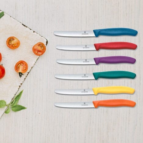 סט שישיית סכיני ירקות להיט צבעים חדשים באריזת מתנה