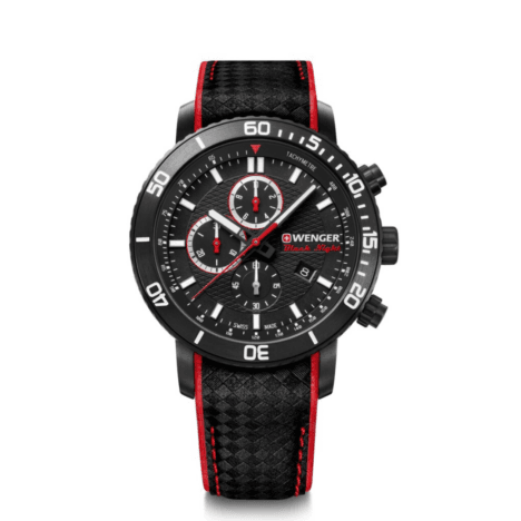שעון Roadster Black Night Chrono רצועה שחורה 44 מ