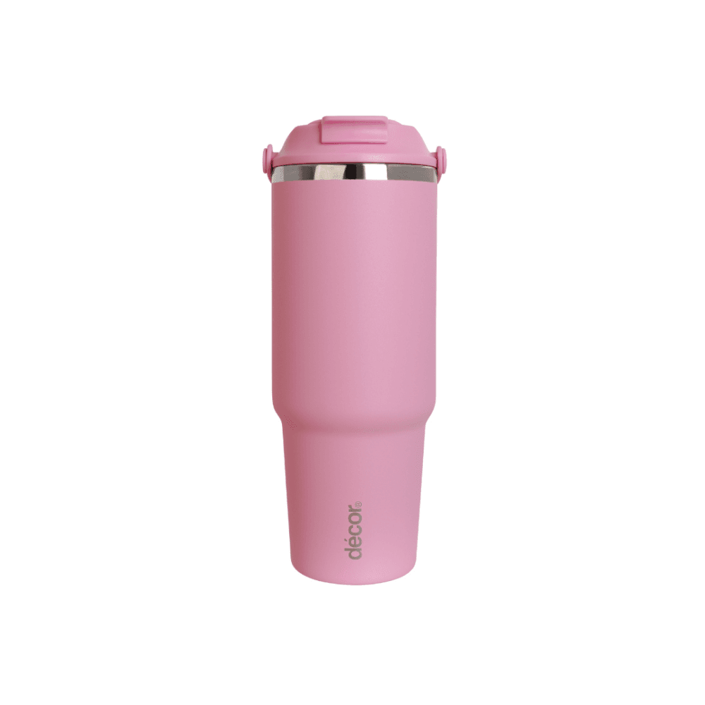 כוס תרמית 900 מ"ל Travel Tumbler ורוד