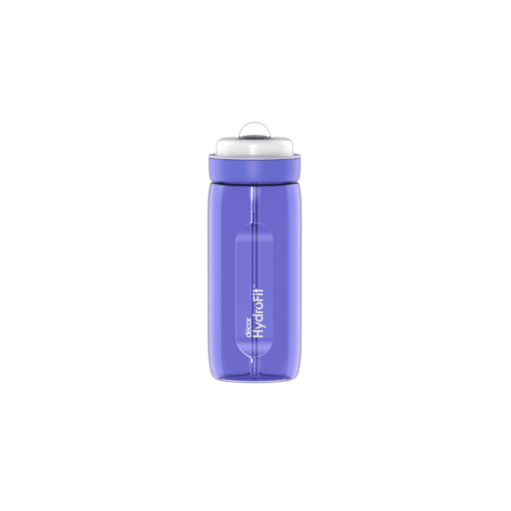 בקבוק שתייה עם קש 750 מ"ל HydroFit Soft-Sip סגול