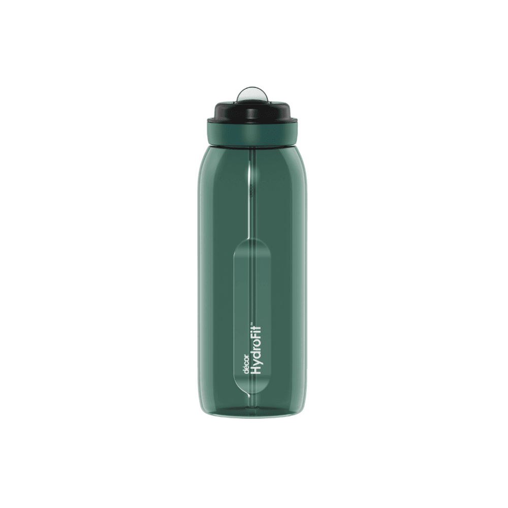 בקבוק שתייה עם קש 1.5 ליטר HydroFit Soft-Sip ירוק