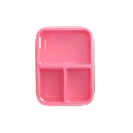 קופסת אוכל מחולקת 1.4 ליטר Bento Box ורוד
