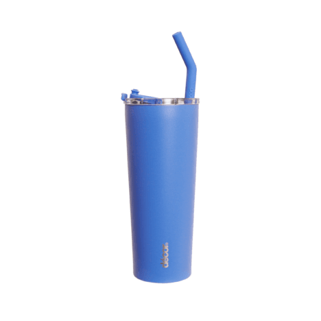 כוס תרמית עם קש 650 מ