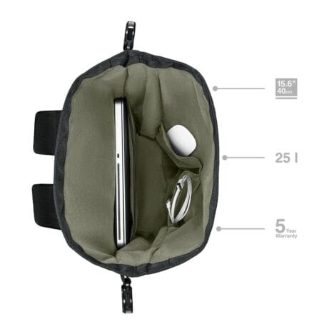 תיק גב UrbanOne סגירת Roll Top למחשב נייד 16